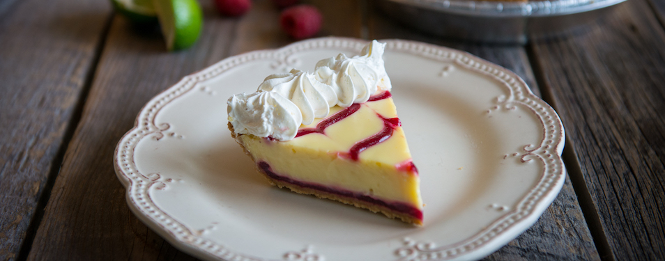 Raspberry Key Lime Pie at Grand Traverse Pie Company