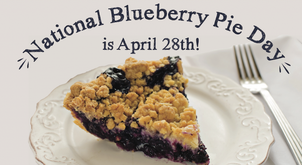 National Blueberry Pie Day