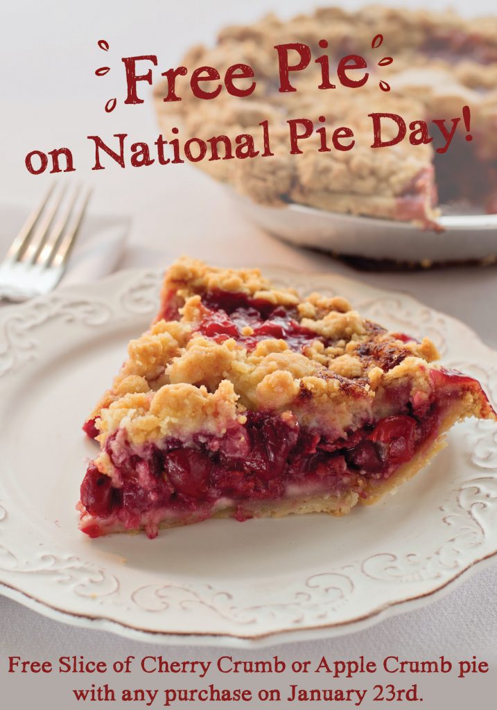 Celebrate National Pie Day with a Free Pie Slice Grand Traverse Pie